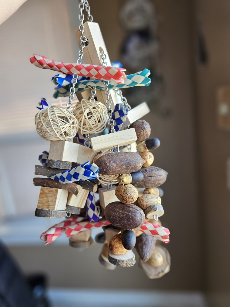 Wooden bird toy image indicator(3)