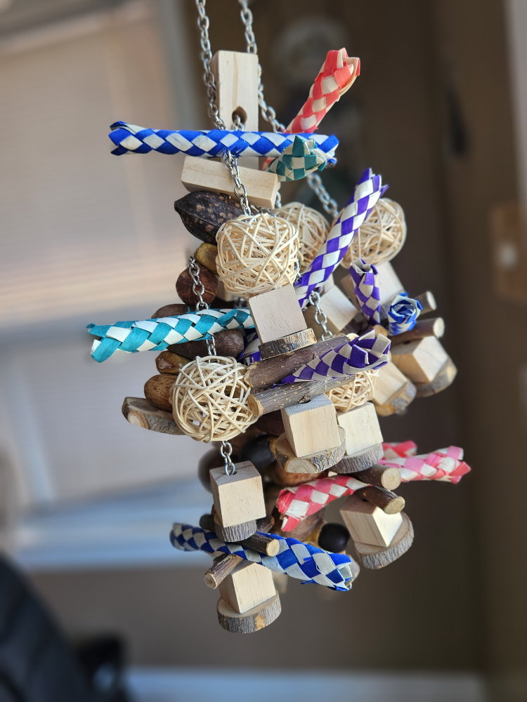 Wooden bird toy image indicator(4)