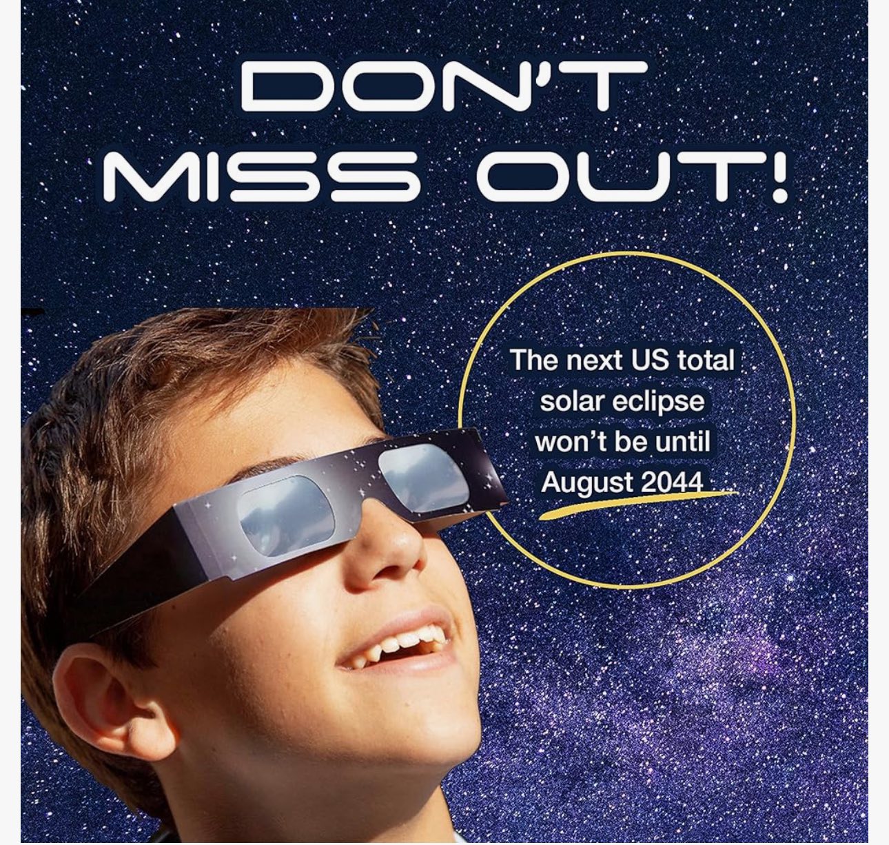 Soluna Solar Eclipse Glasses - for Direct Sun Viewing (2 Pack) - photo 4