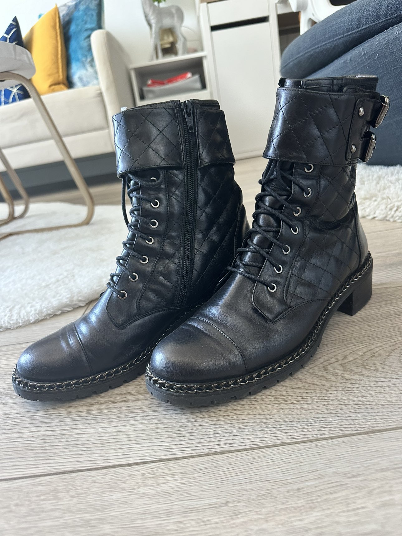 Genuine leather boots