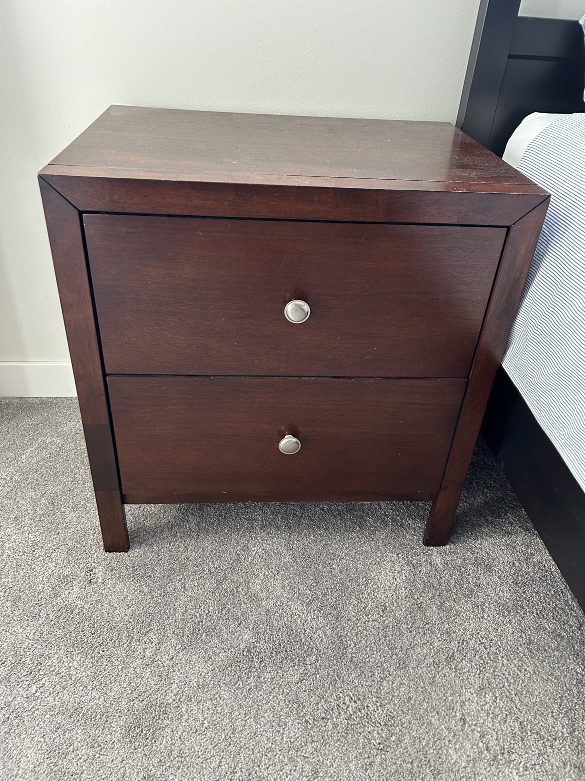TWO Bedside Tables/Nightstands - photo 2