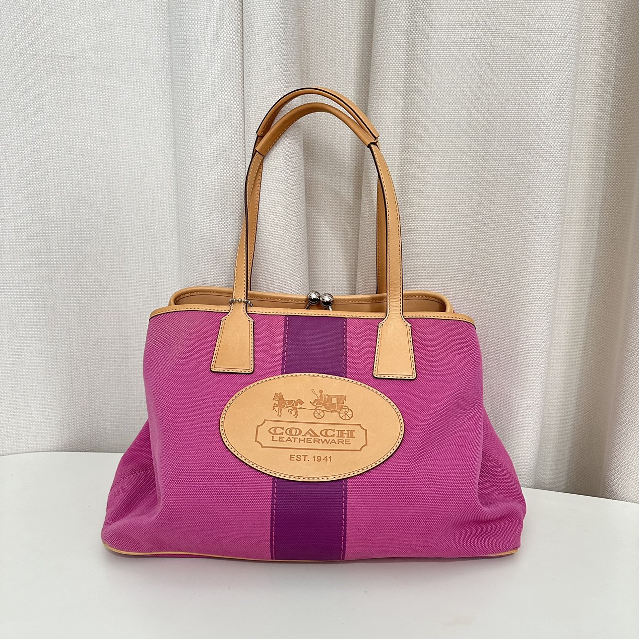 Pink Coach Hamptons Totebag - photo 5