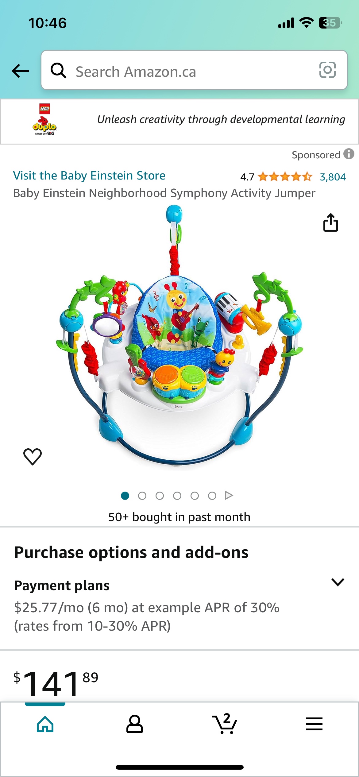 Baby activity jumper - photo 3