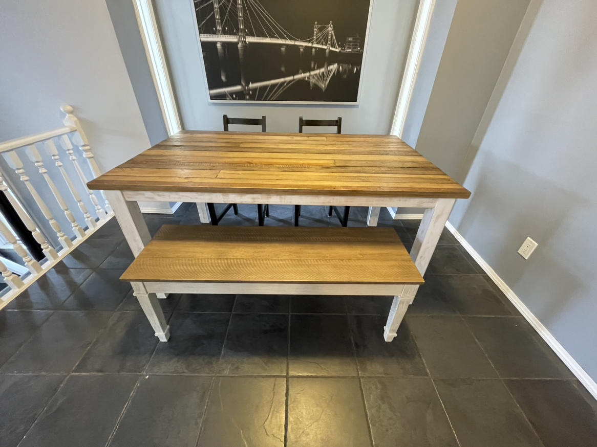 Farmhouse kitchen table