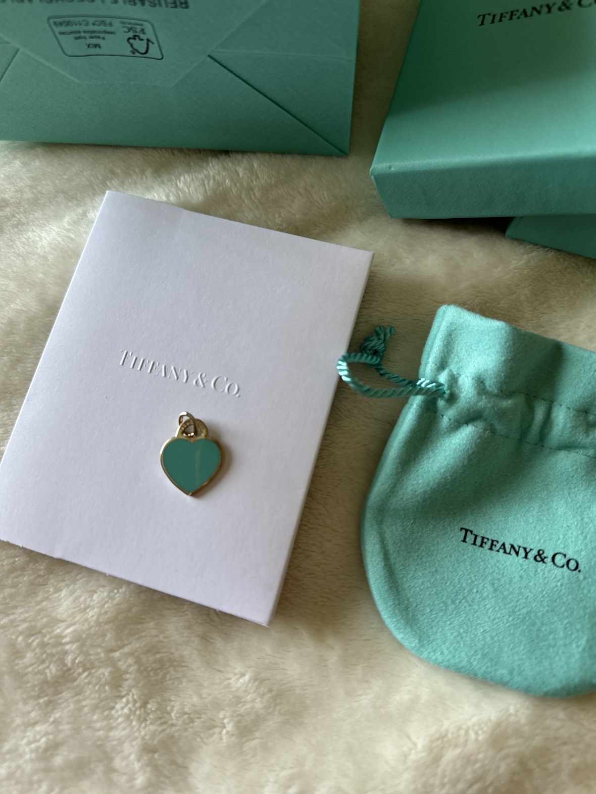 Tiffany (heart shape) pendant charm - small image indicator(2)