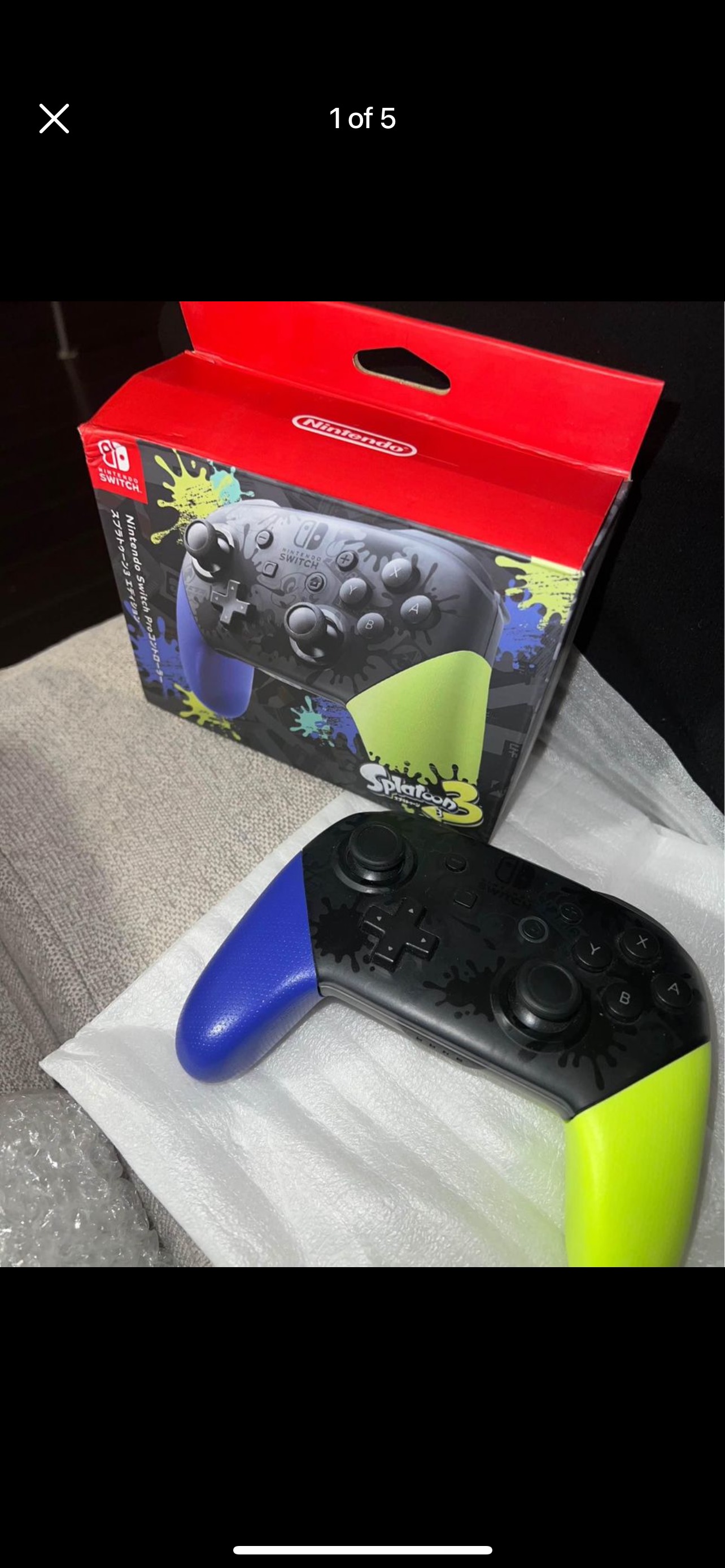 Nintendo Switch Controller- Splatoon 3 edition thumbnail