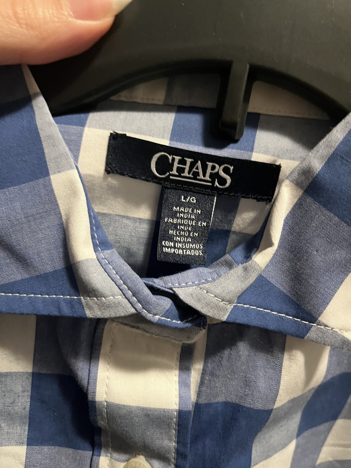 Chaps Blue and White T shirt - photo 3