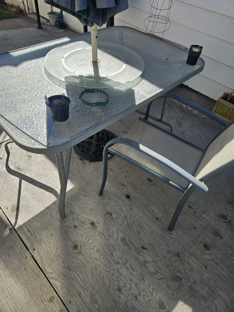 patio table with 2 chairs - photo 2