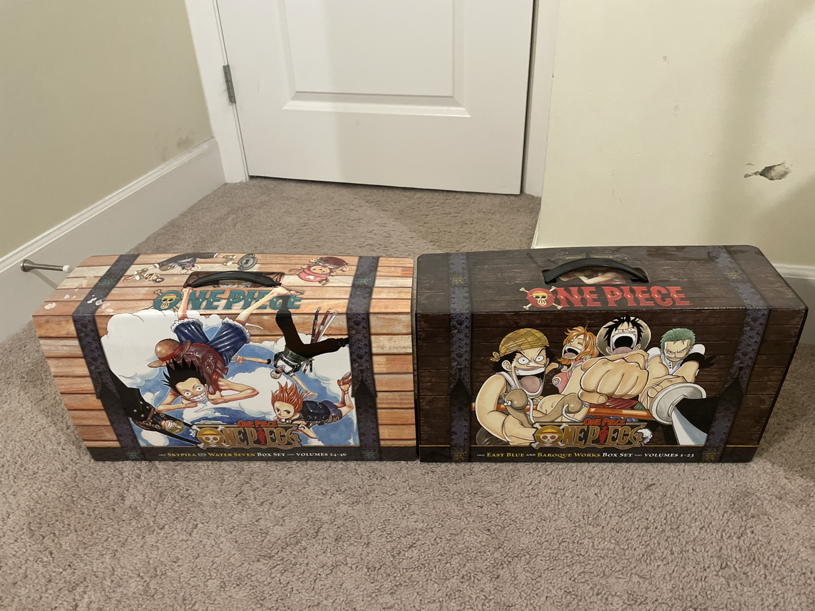 One piece comics 1-23, 24-46