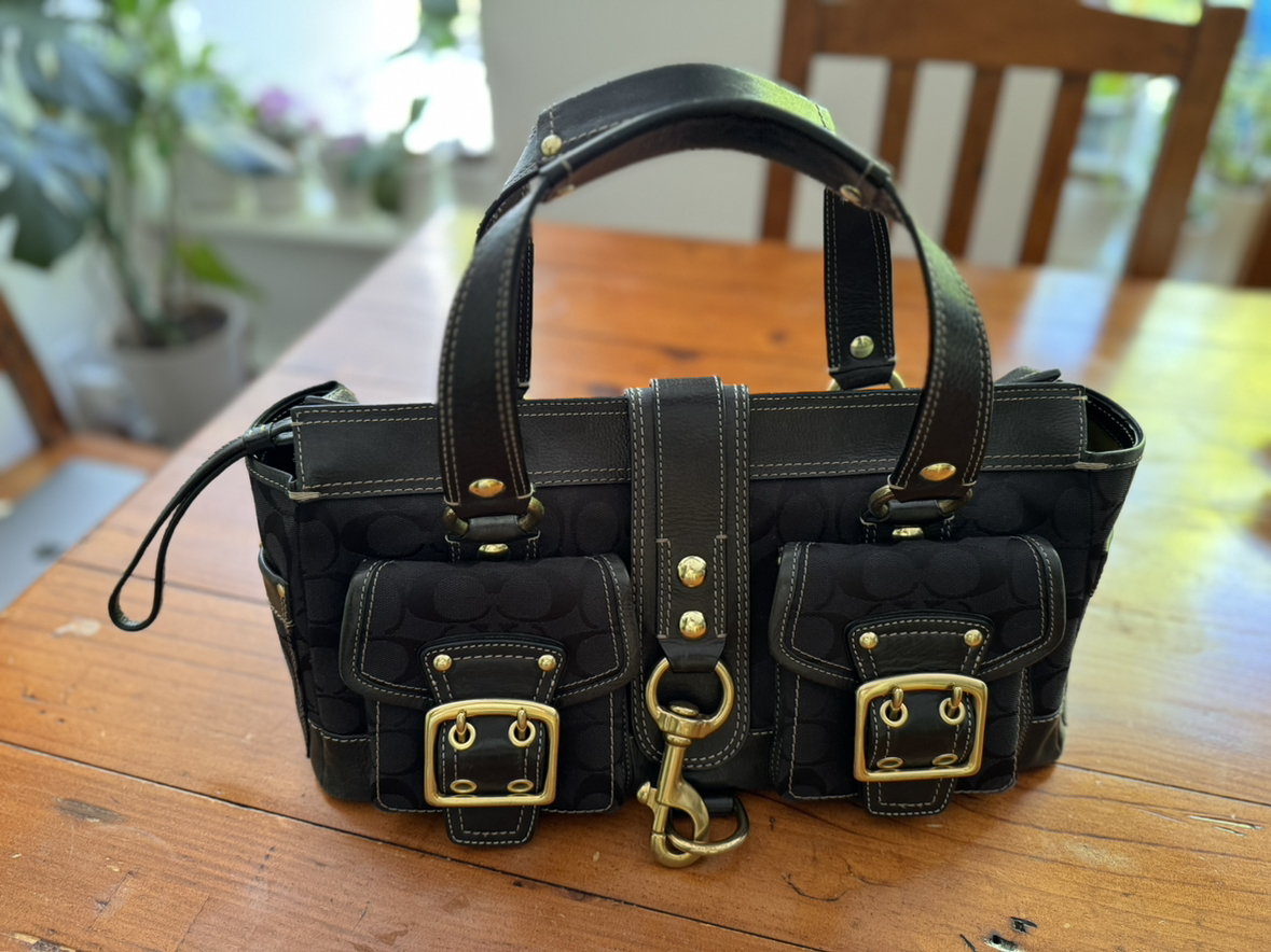Authentic Coach bag. thumbnail