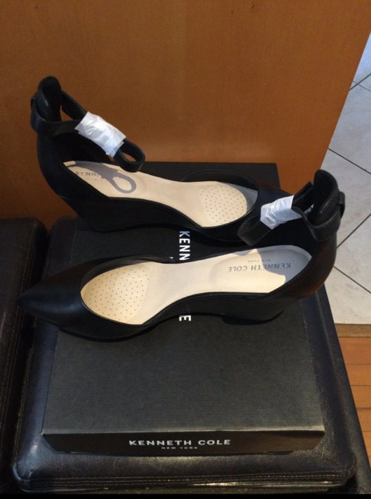 Kenneth Cole Ellis Ankle Strap D’Orsay Wedge Pump image indicator(5)