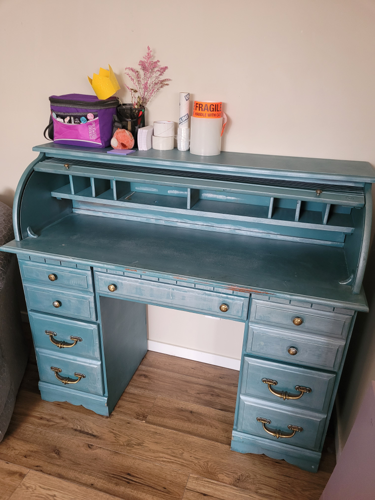 Roll Top Secretary Desk