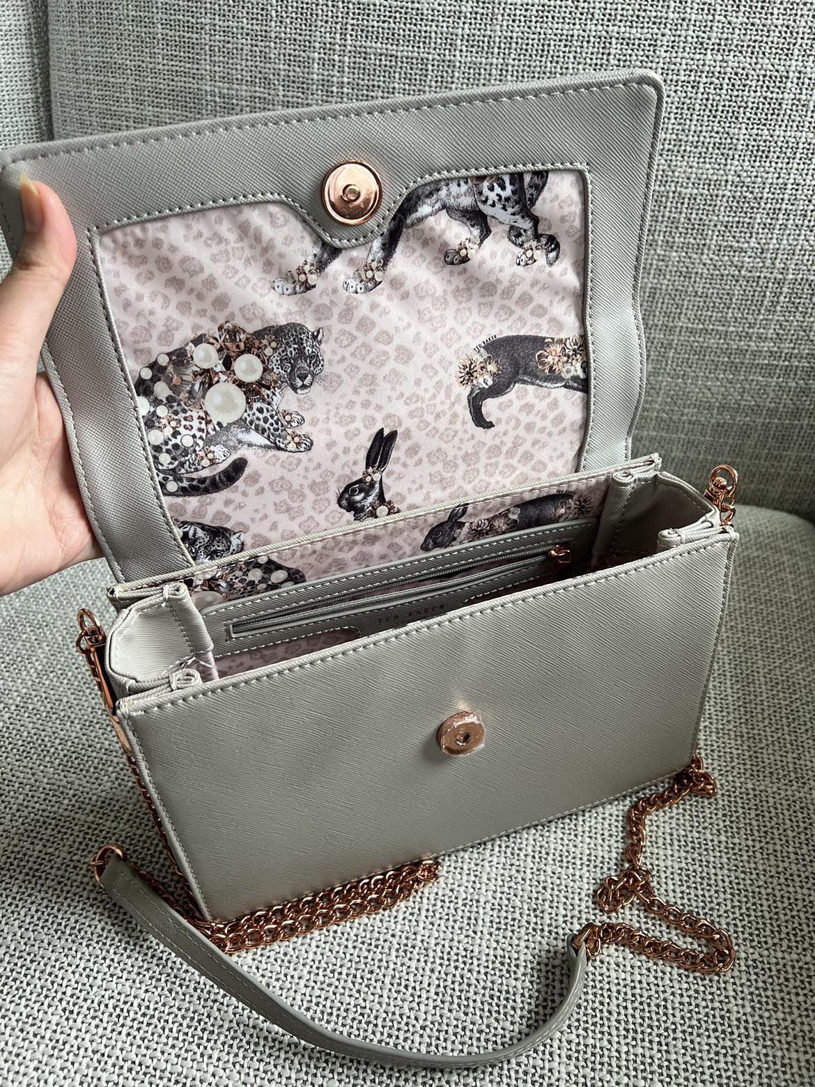 Ted Baker Grey Bag/Purse image indicator(2)