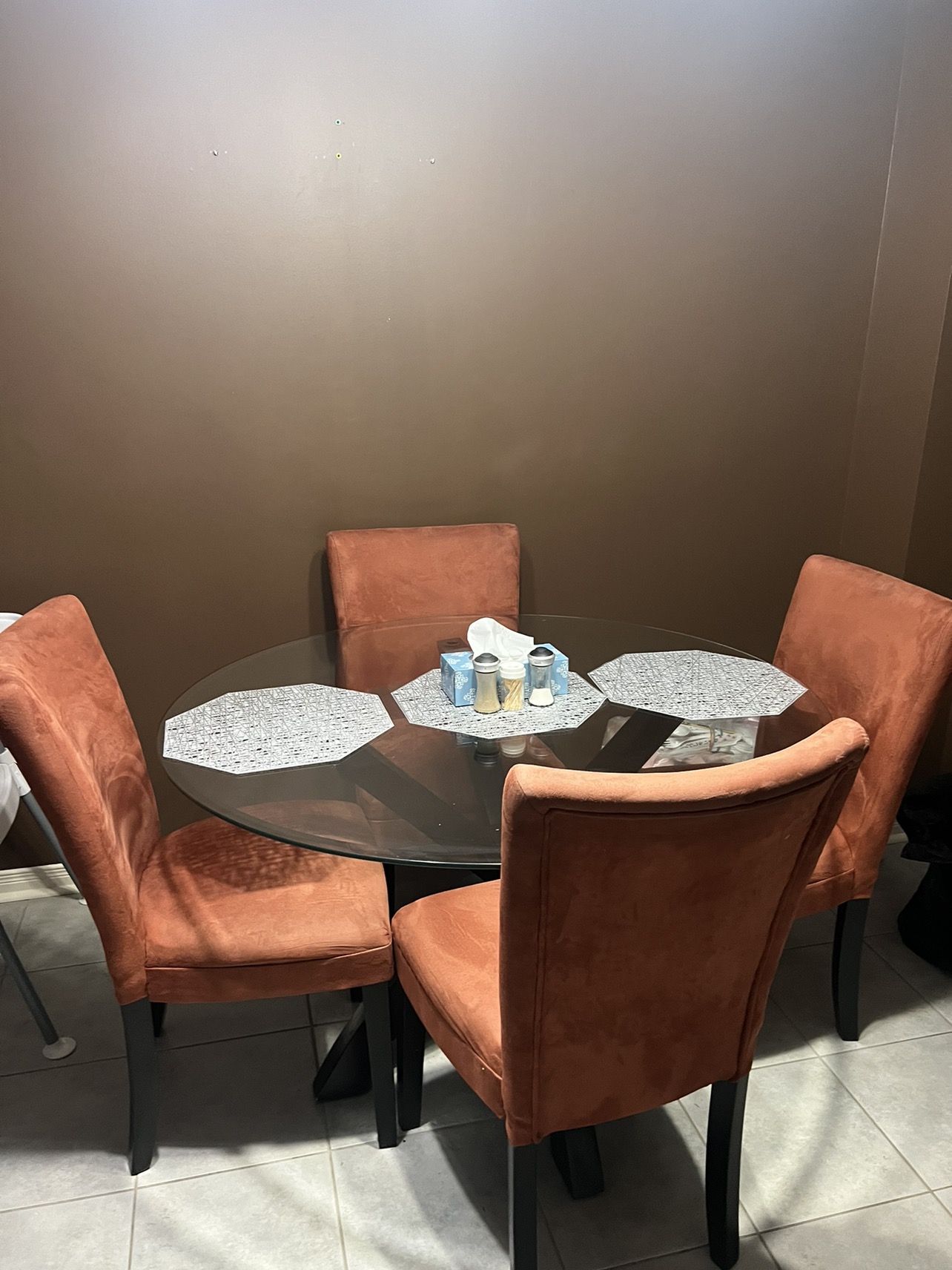 Moving Sale-Dinette Set with 4 chairs