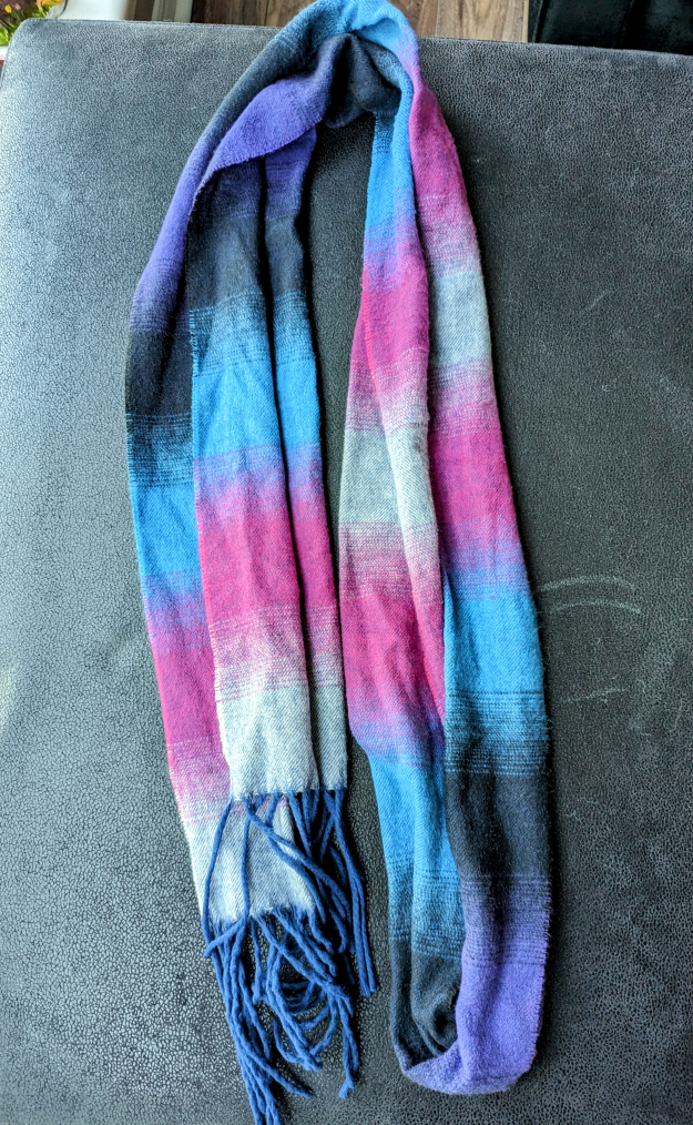 Stylish colourful Long Scarf (unisex) 🥕 thumbnail