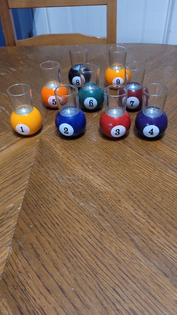 shot glasses