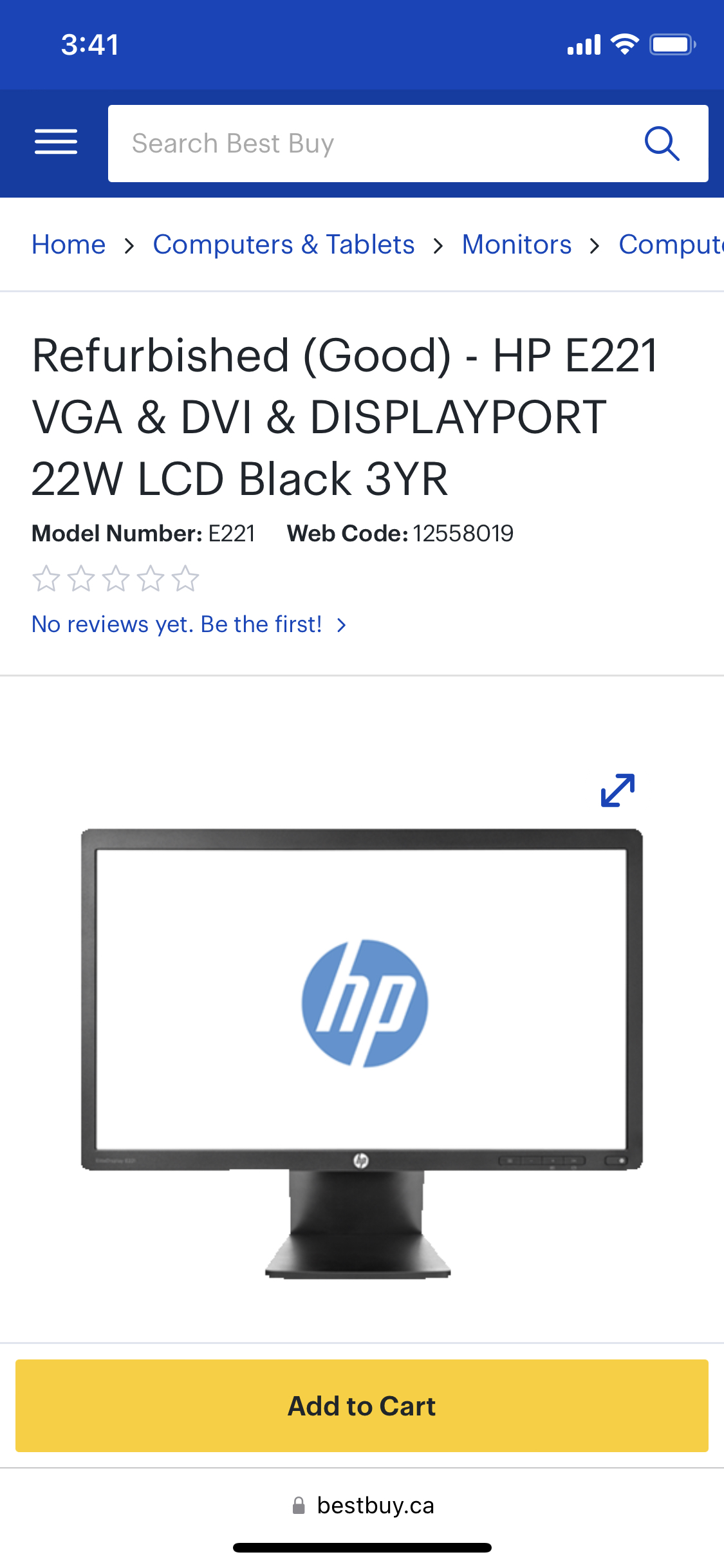 22inch Monitor with HDMI thumbnail