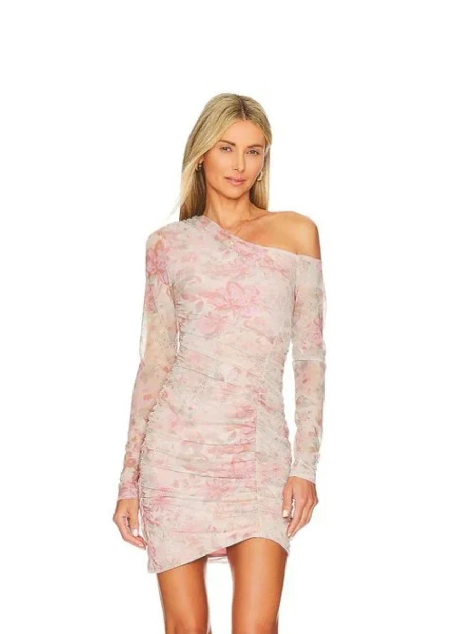 Free People Chloe Dress Garden Combo Pink