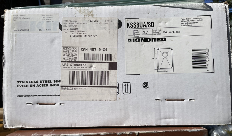 Kindred Undermount Stainless Steel Bar / Kitchen single Sink image indicator(3)