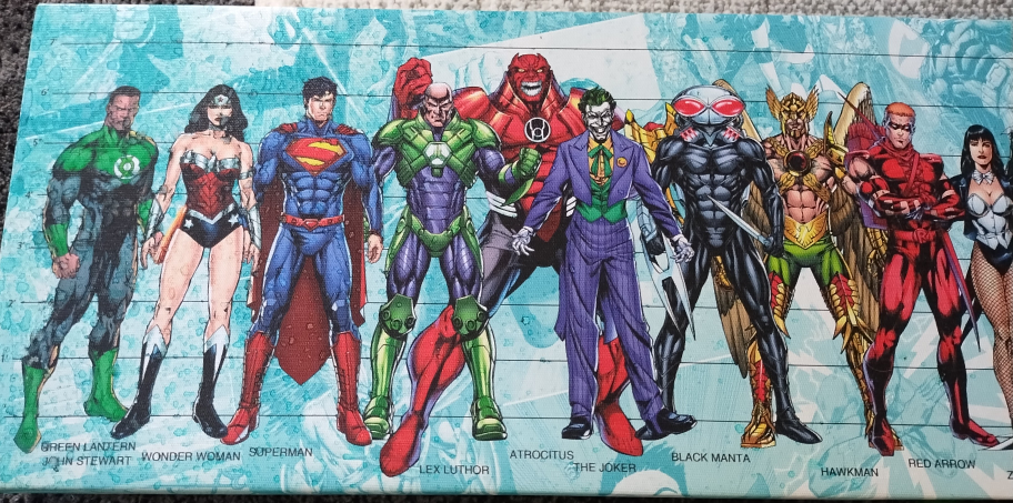 DC Comicwalls Justice League Panoramic Canvas Art 51" x 8" - photo 2