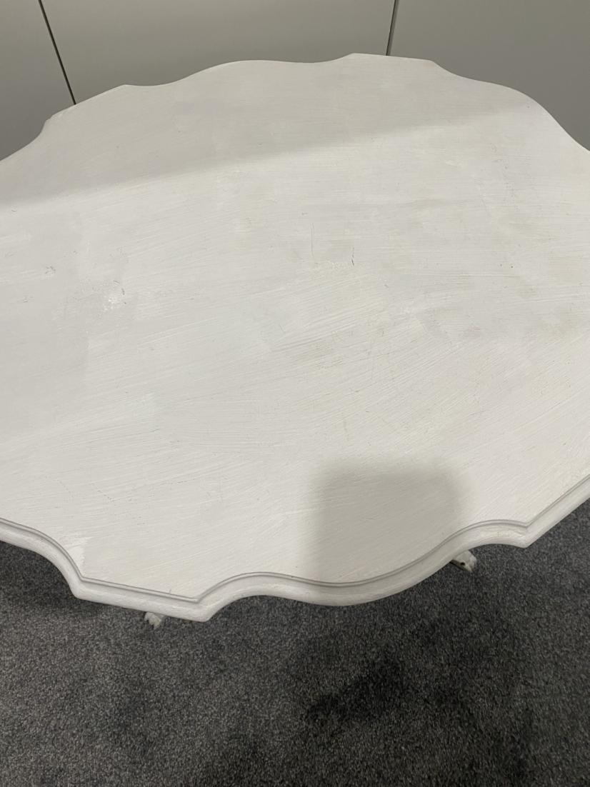 White Accent Table - photo 3
