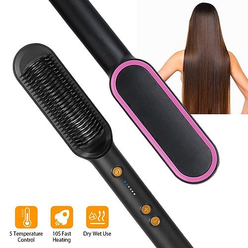 Electric Hair Straightener Brush - photo 2
