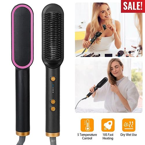 Electric Hair Straightener Brush - photo 3