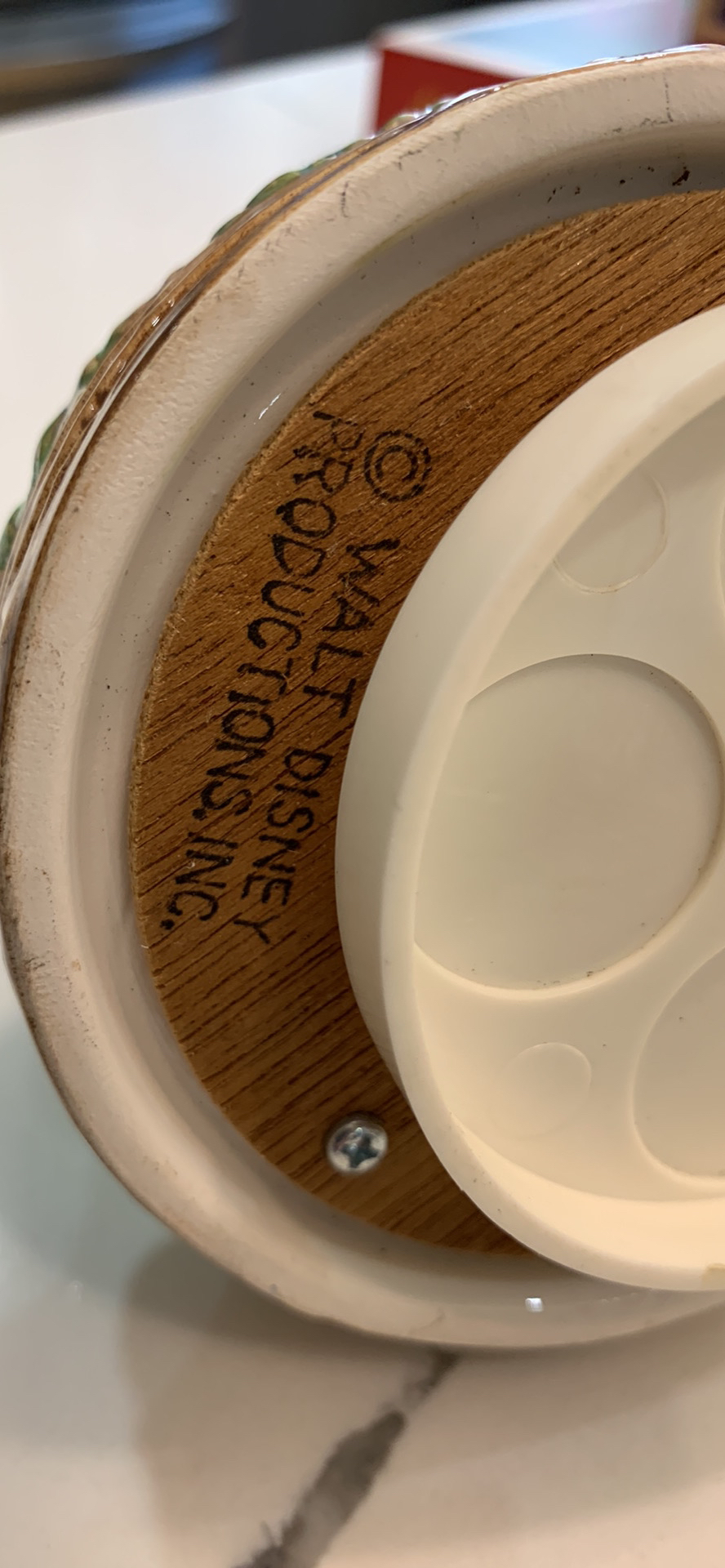 Vintage 1984 Schmid Music Figurine Walt Disney Sneezy image indicator(10)