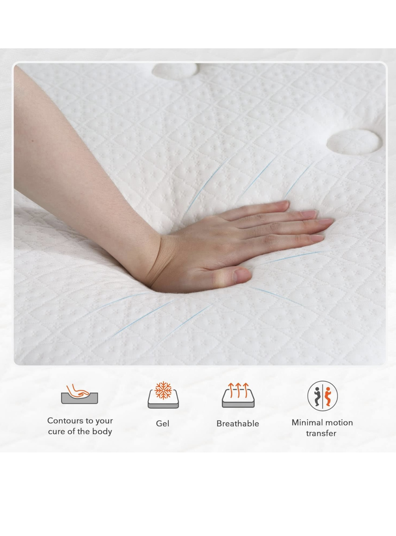 Queen size mattress, 12 inch - photo 5