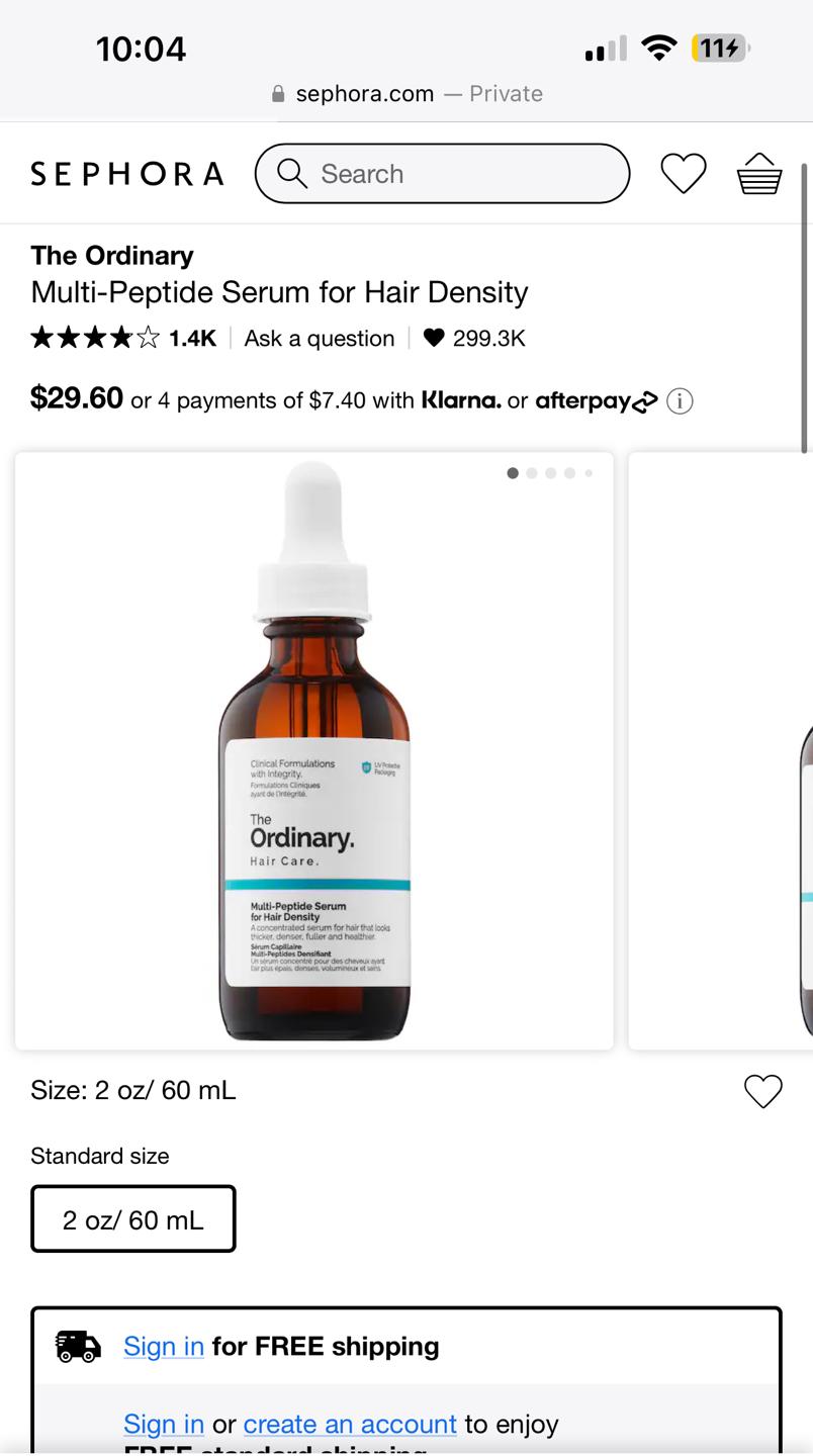 The Ordinary Hair Density Multi Peptide Serum - photo 2