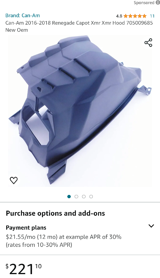 Can-Am Hood for sale image indicator(2)