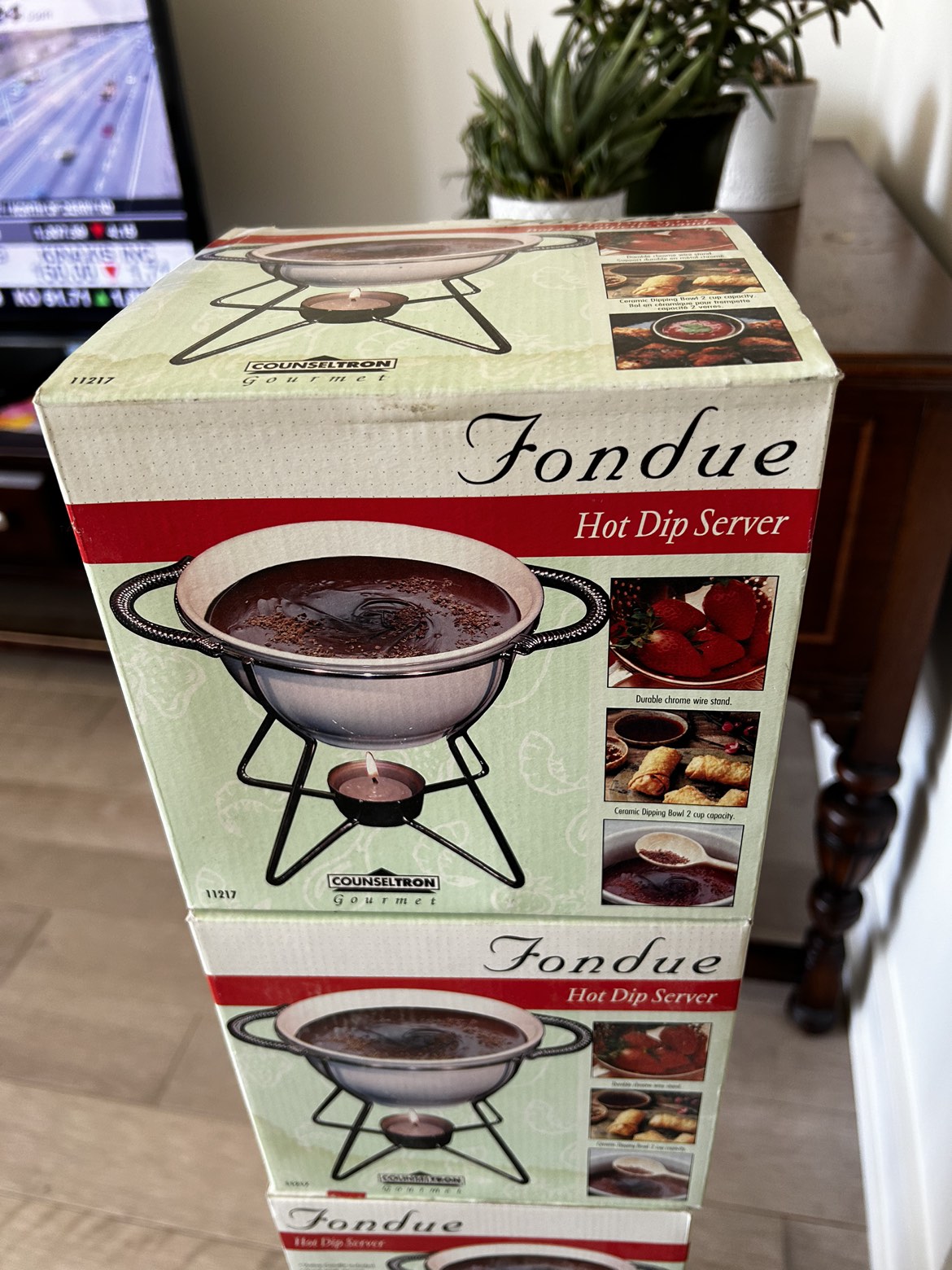 QTY 6 Fondue Hot Dip Server 6 for $50 image indicator(5)