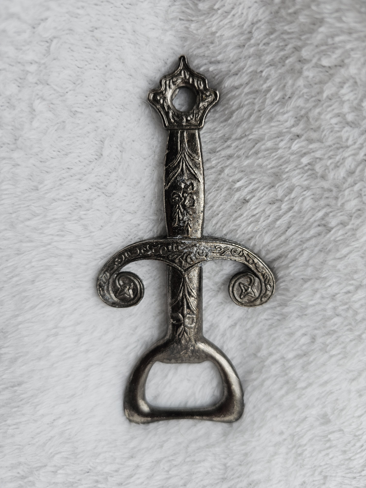 Medieval Sword Hilt Metal Bottle Opener image indicator(2)