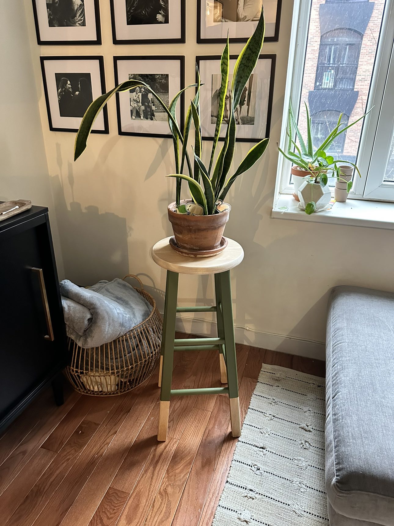 Bar Stool Plant Stand - photo 5