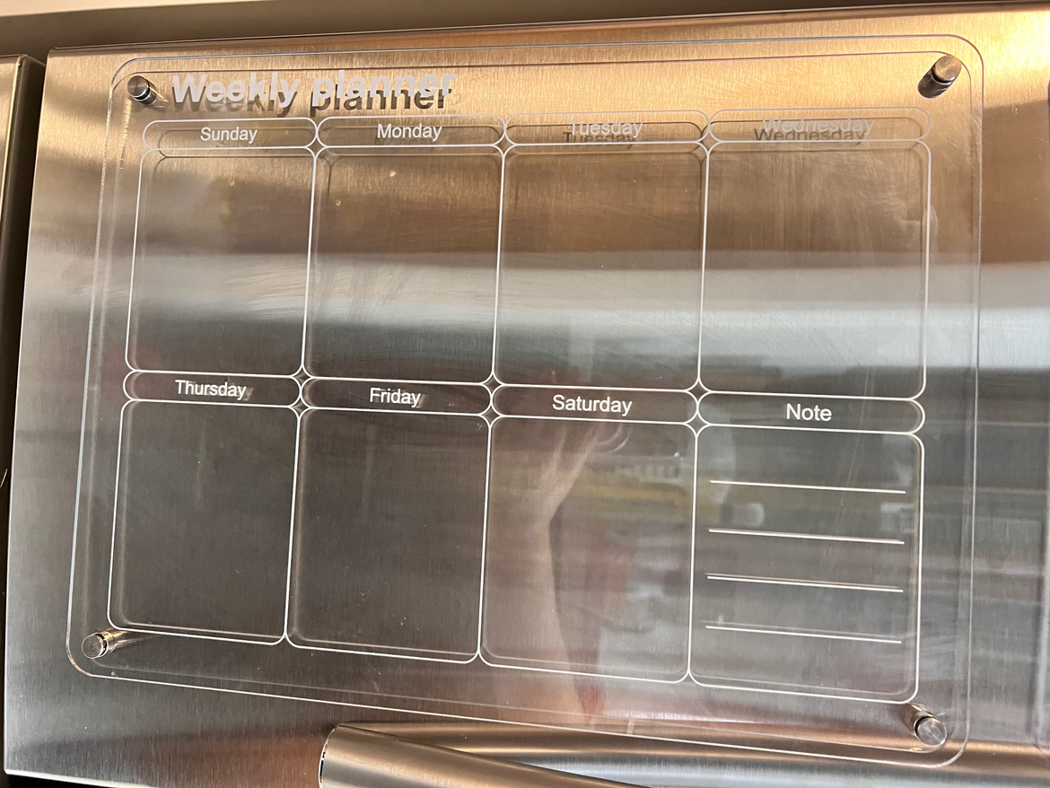 Fridge magnet calendar - photo 3