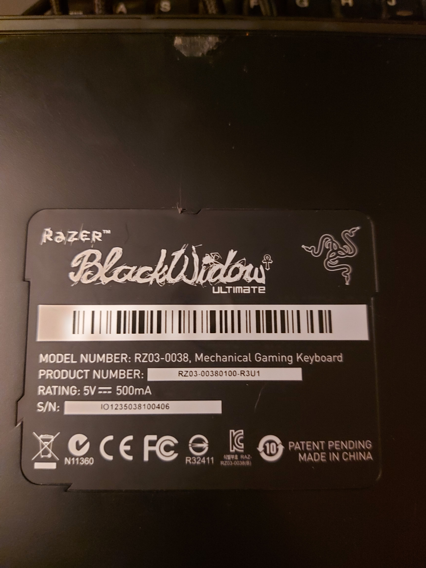 Keyboard - Razer Blackwidow Ultimate - photo 4