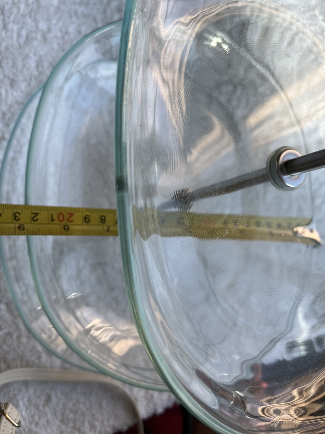 Glass 3-tier cake stand/display image indicator(7)