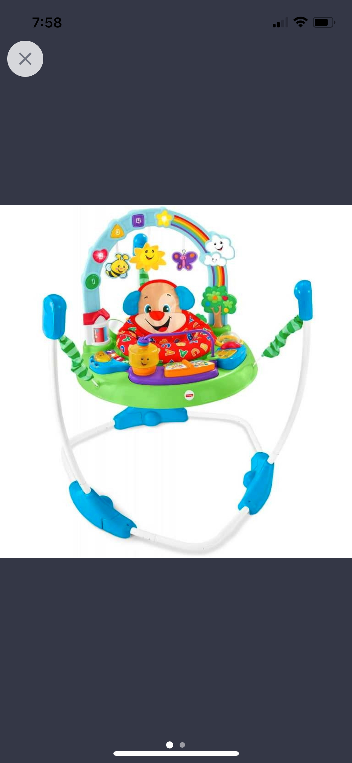 Fisher price musical baby jumper thumbnail