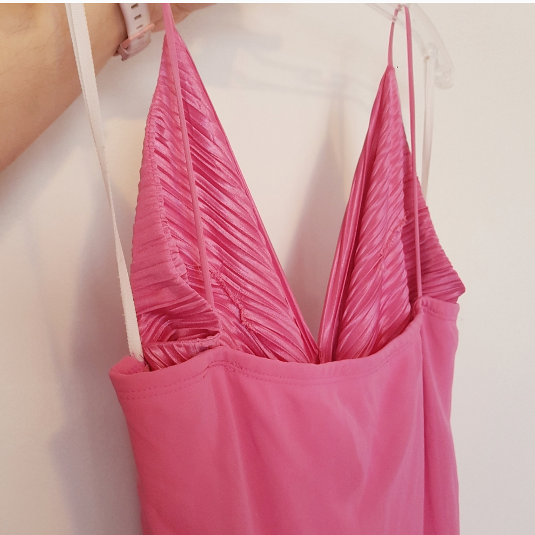 Long Pink Prom Gala Party Dress image indicator(4)