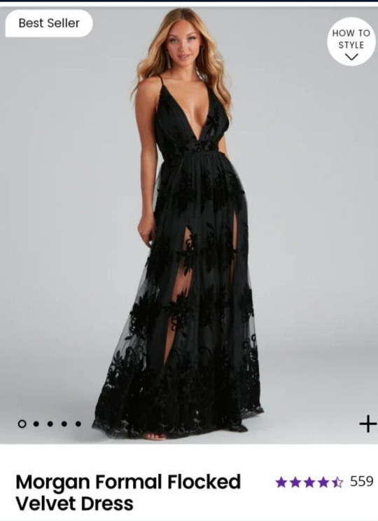 Formal velvet Drees (new) size L