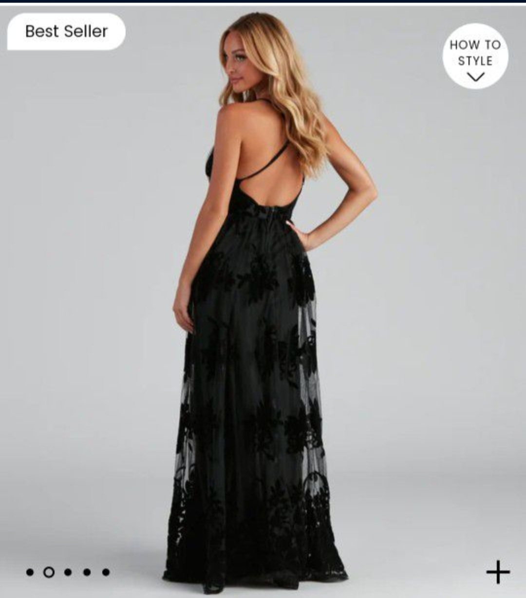 Formal velvet Drees (new) size L - photo 2