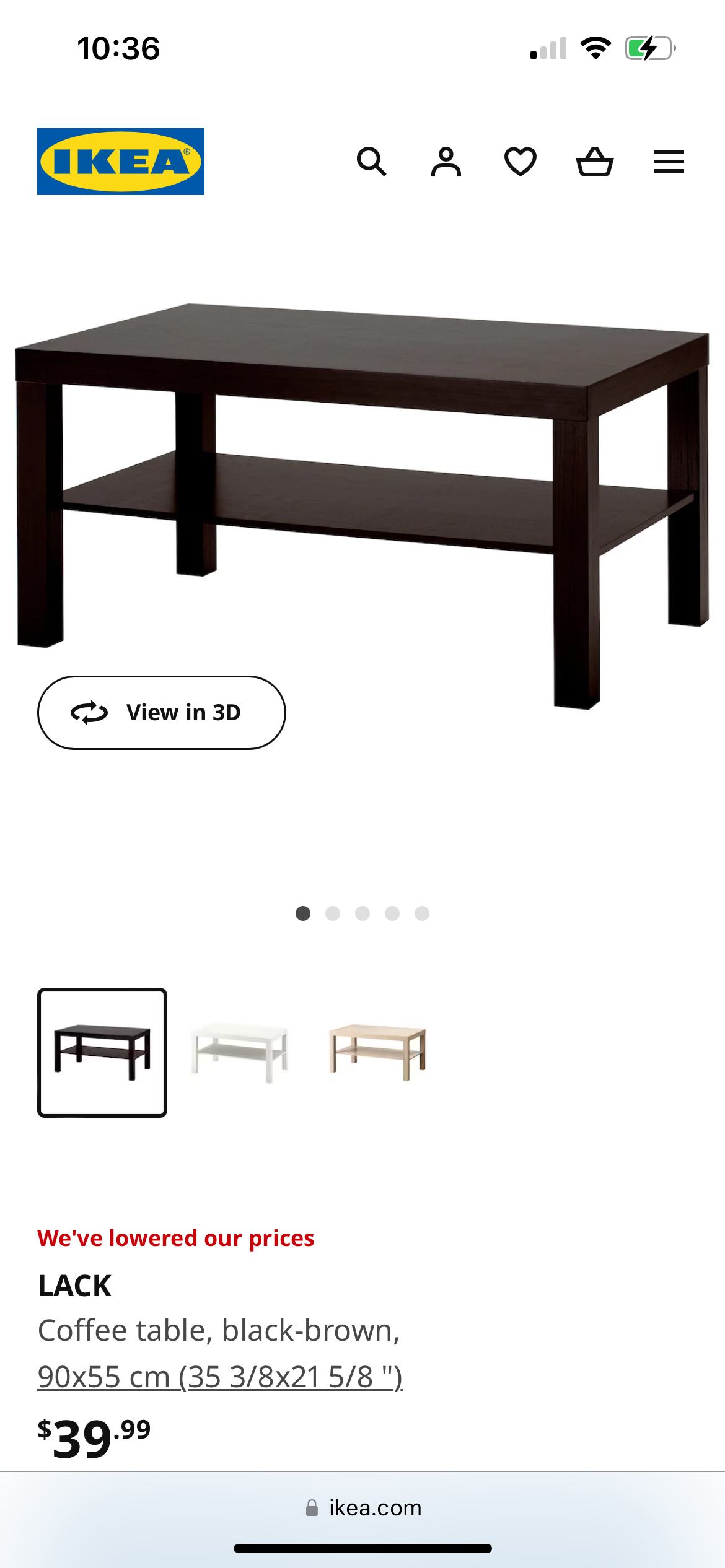 IKEA coffee table