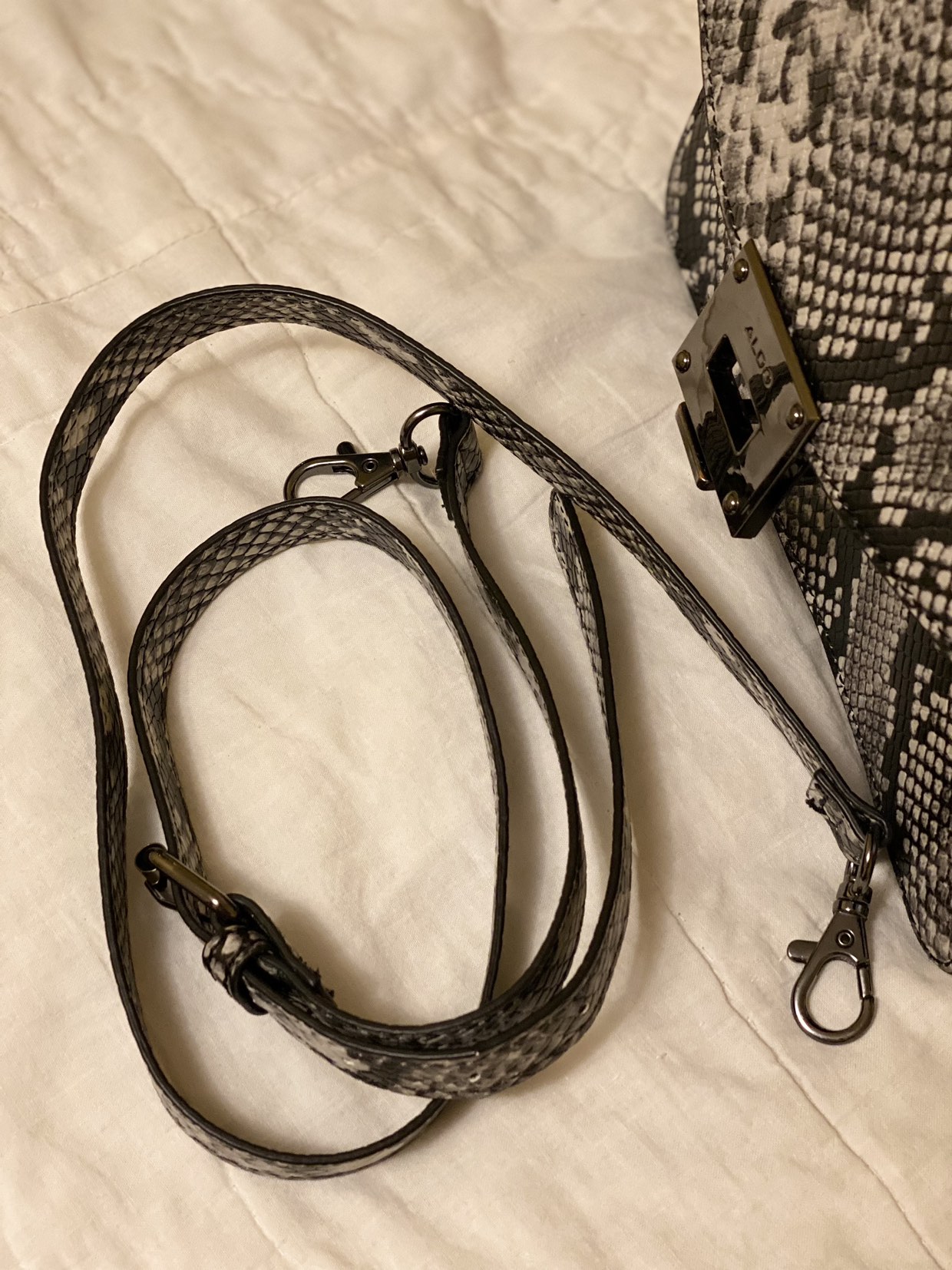 ALDO Snake Print Hand/Crossbody Bag image indicator(3)