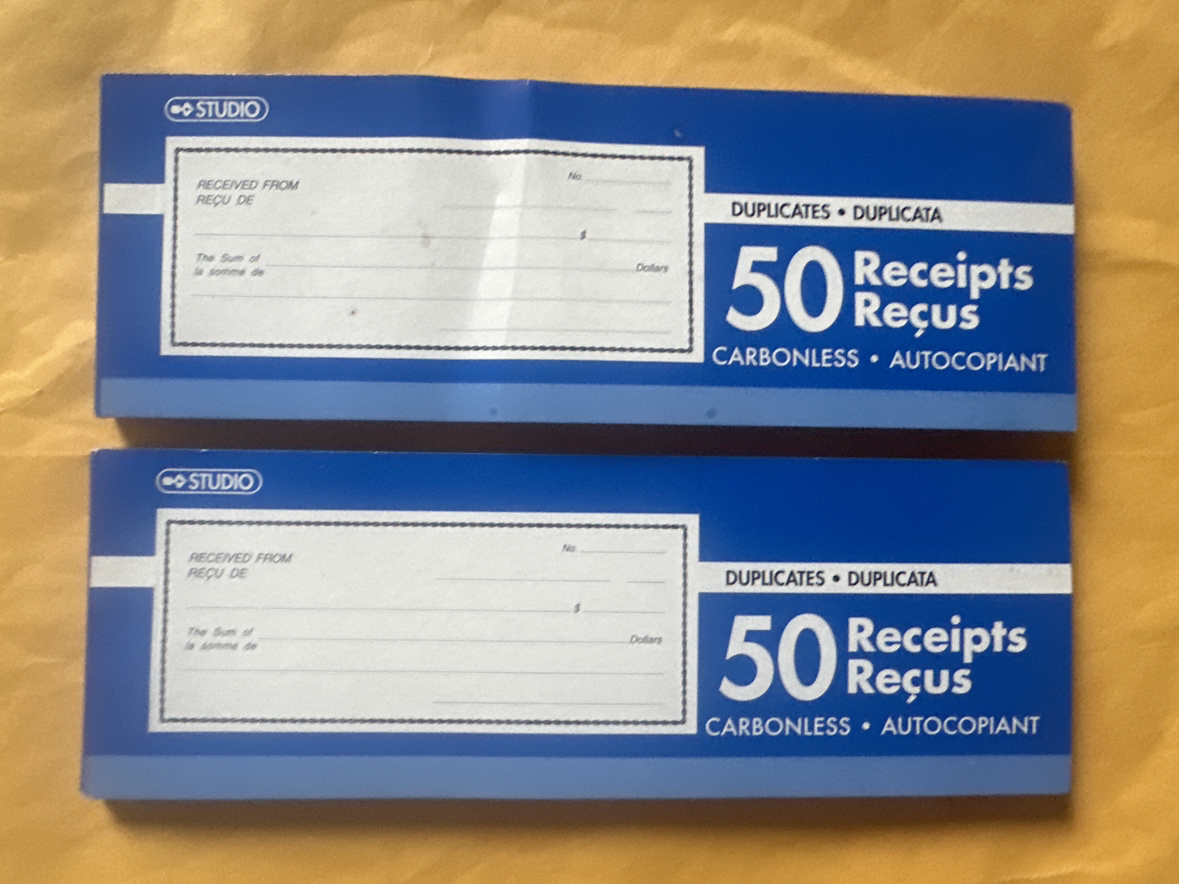 Receipts blocs #freecycle