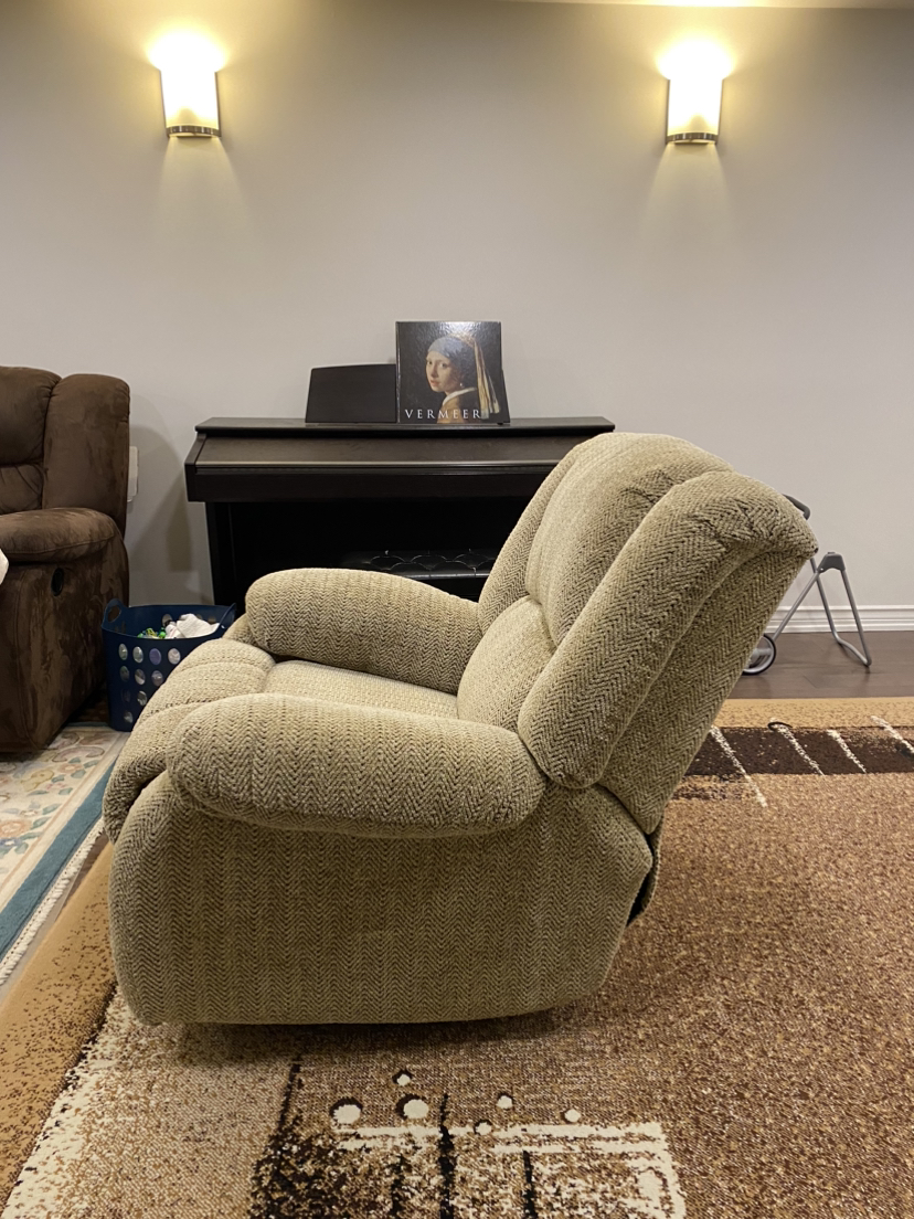 Recliner Rocking swirling armchair image indicator(2)