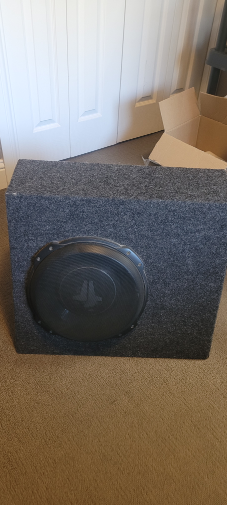 subwoofer and box
