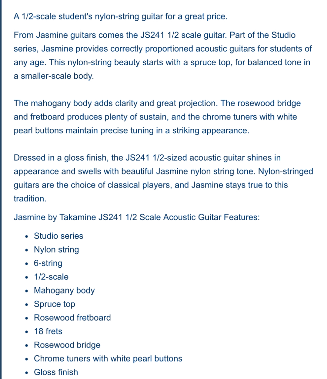 Jasmine JS 241 acoustic guitar - photo 5