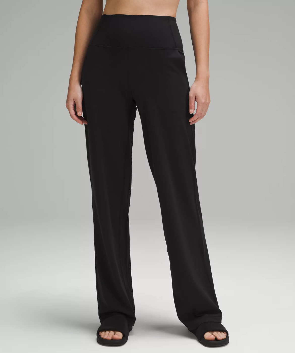 Lululemon Black High Hi Rise Wide Leg Align Long 31” Leggings - photo 3