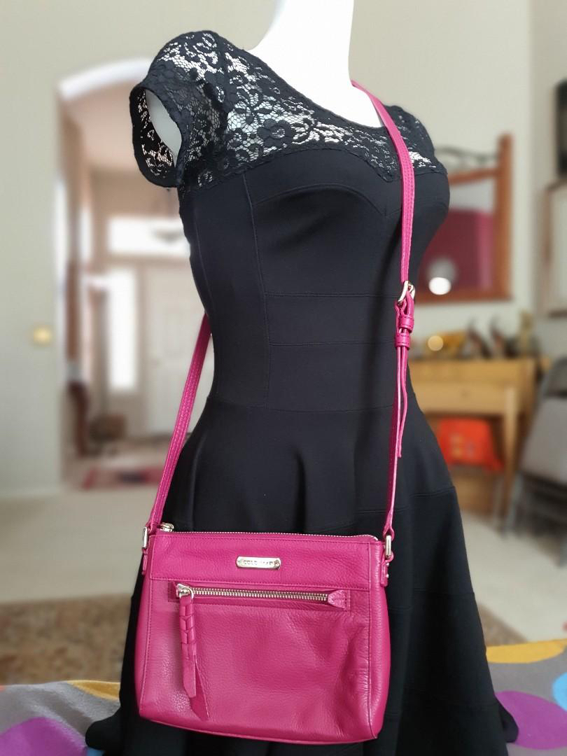 Authentic Cole Haan leather crossbody bag image indicator(6)