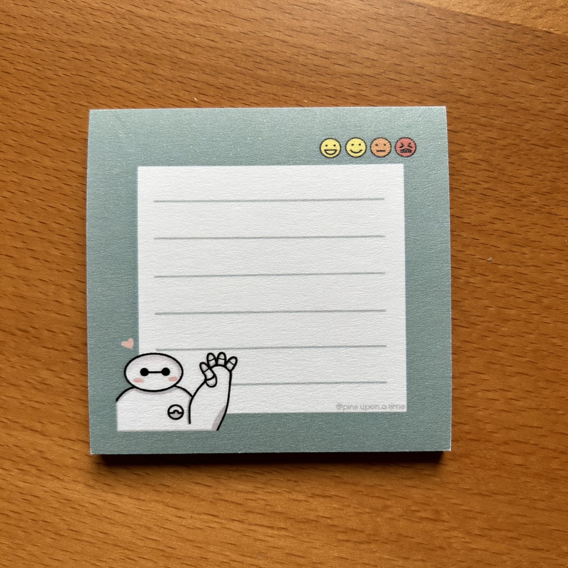 Disney-inspired Baymax Sticky Note pad thumbnail